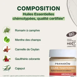 Baume traditionnel pour muscles