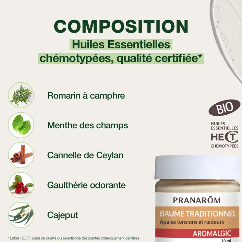 Baume traditionnel pour muscles