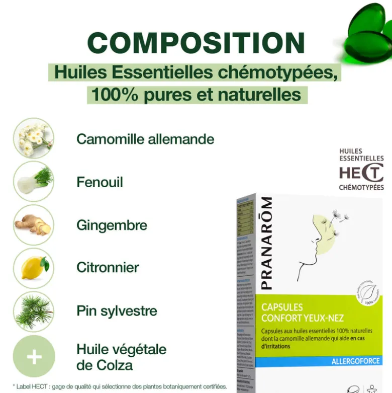 Capsules confort yeux-nez