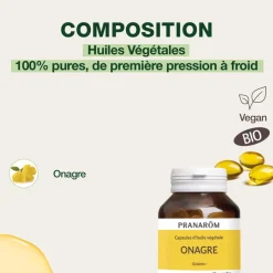 Capsules d'Huile Végétale d'Onagre