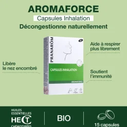 Capsules inhalation pour dégager le nez - Bio