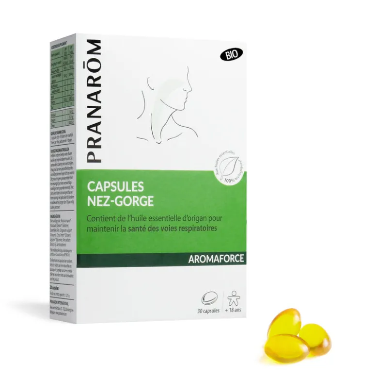 Capsules Nez-Gorge aux Huiles Essentielles - Bio