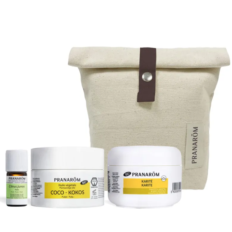 Coffret DIY Baume corps gourmand au Yuzu et Coco - Trousse offerte