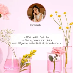 Coffret DIY Corps tonique à l'Immortelle et Rose musquée