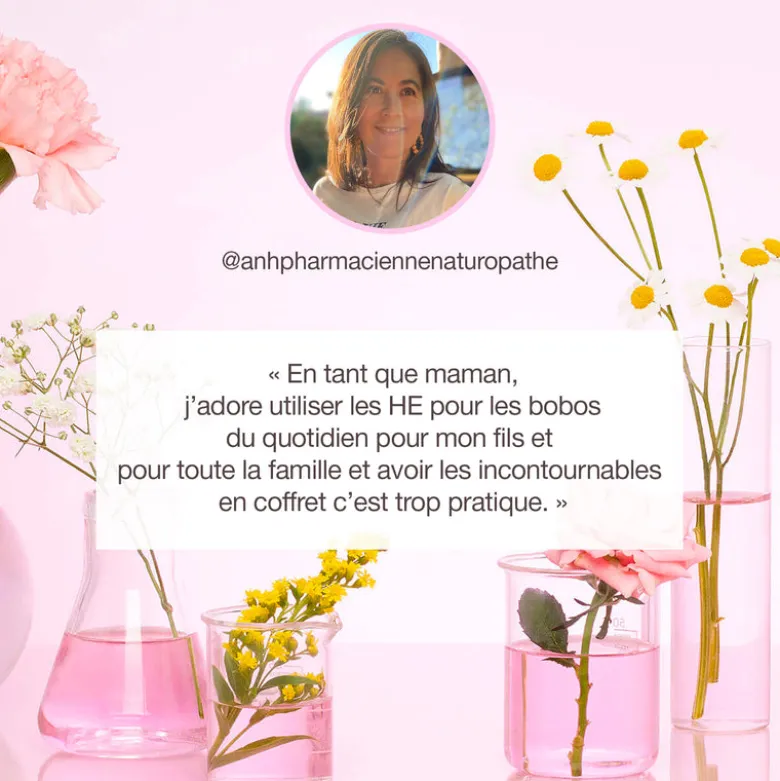 Coffret printemps 4 Huiles Essentielles incontournables - Aromathèque offerte