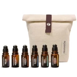 Coffret 6 roll-ons Aromaboost + trousse offerte