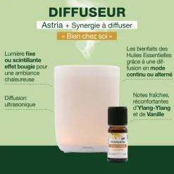 Diffuseur Astria + synergie Bien chez soi
