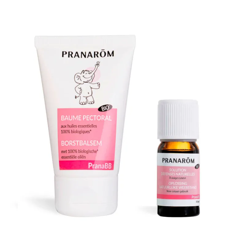 Duo Baume pectoral bébé + Solution défenses naturelles