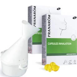 Duo Capsules inhalation pour dégager le nez + Inhalateur - Bio