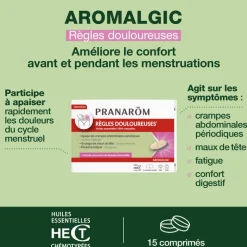 Duo pack comprimés et gel apaisant pour règles douloureuses