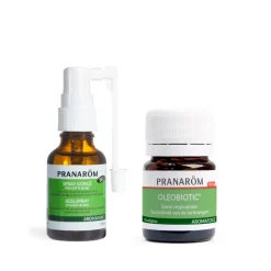 Duo pack gorge apaisée : spray gorge + Oleobiotic® santé respiratoire
