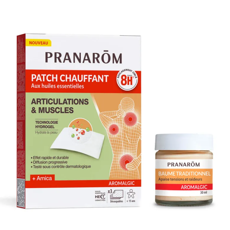 Duo Tensions : Patchs Chauffants + Baume Traditionnel