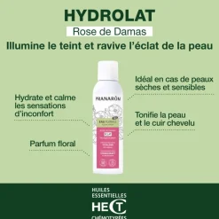 Eau florale de Rose de Damas - Bio