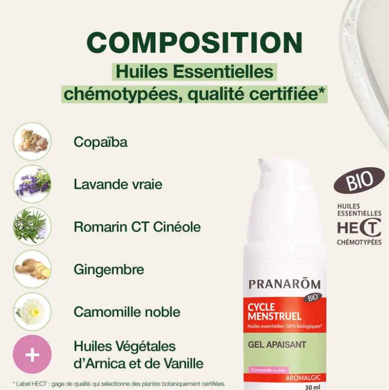 Gel apaisant cycle menstruel - Bio