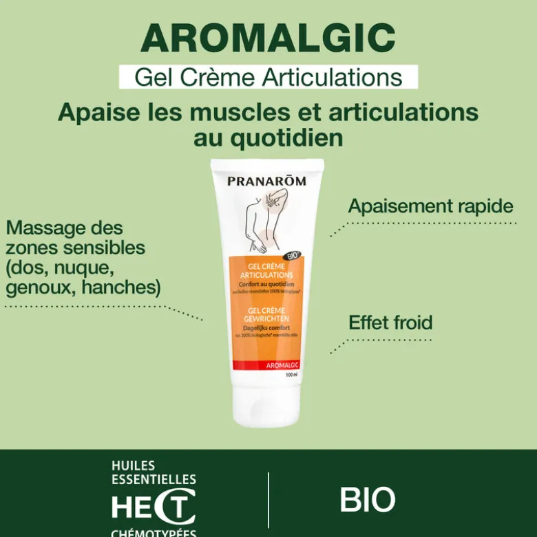 Gel crème - Articulations et muscles - Bio