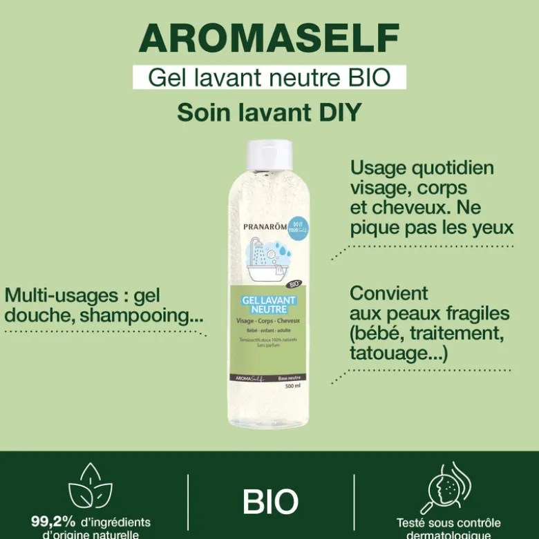 Gel lavant neutre - Bio