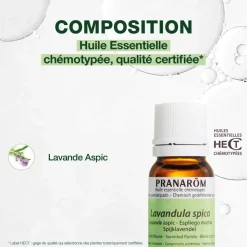 Huile Essentielle de Lavande aspic