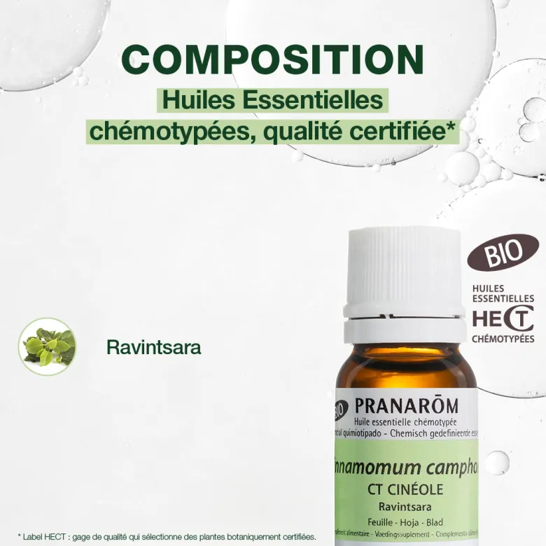 Huile Essentielle de Ravintsara - Bio