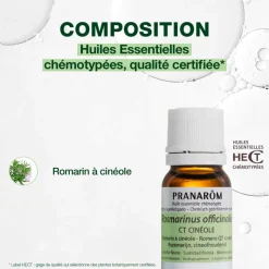 Huile Essentielle de Romarin à cinéole