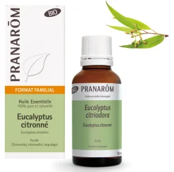 Huile Essentielle d'Eucalyptus citronné - grand format - Bio