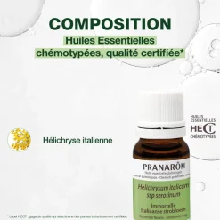 Huile Essentielle d'Immortelle (Hélichryse)