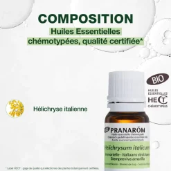Huile Essentielle d'Immortelle (Hélichryse) - Bio