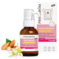 Huile massage - Amande douce - Bio