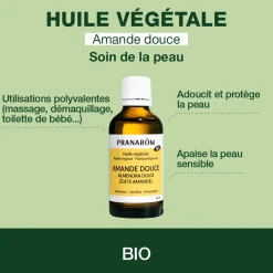 Huile Végétale d'Amande douce - Bio