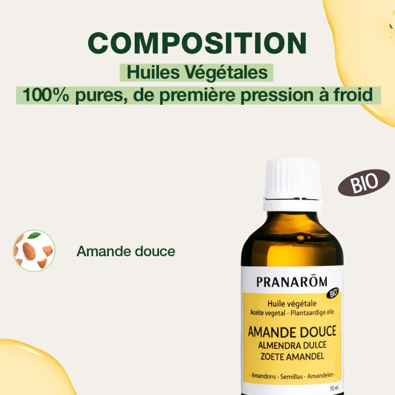 Huile Végétale d'Amande douce - Bio