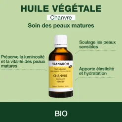Huile Végétale de Chanvre - Bio