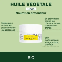 Huile Végétale de Coco - Bio