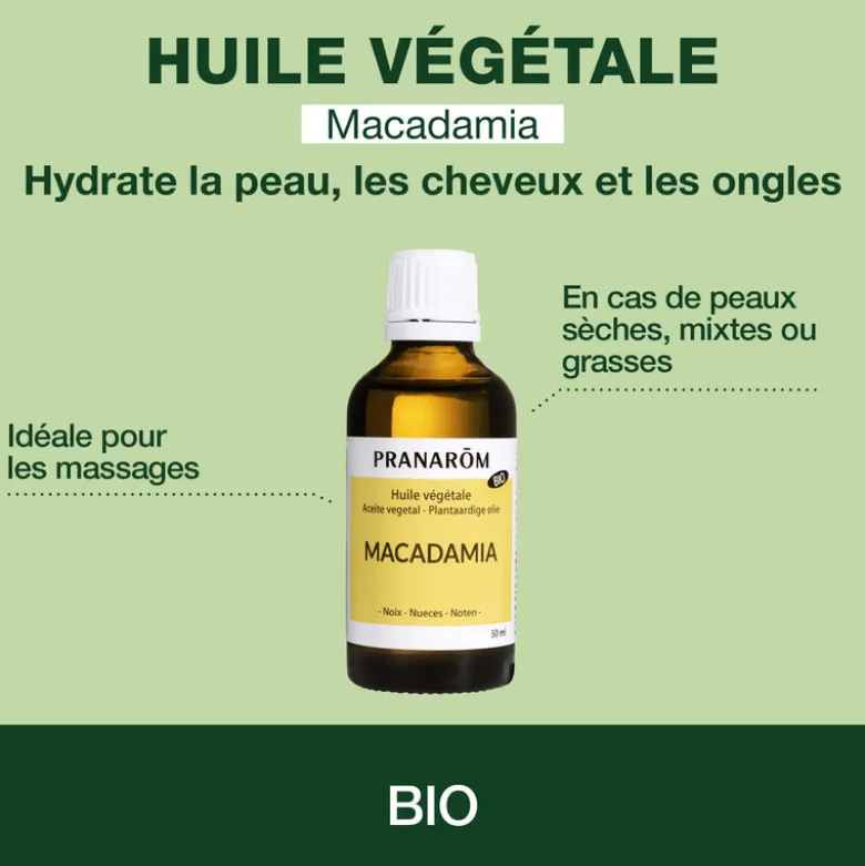 Huile Végétale de Macadamia - Bio