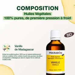 Huile Végétale de Vanille - Bio