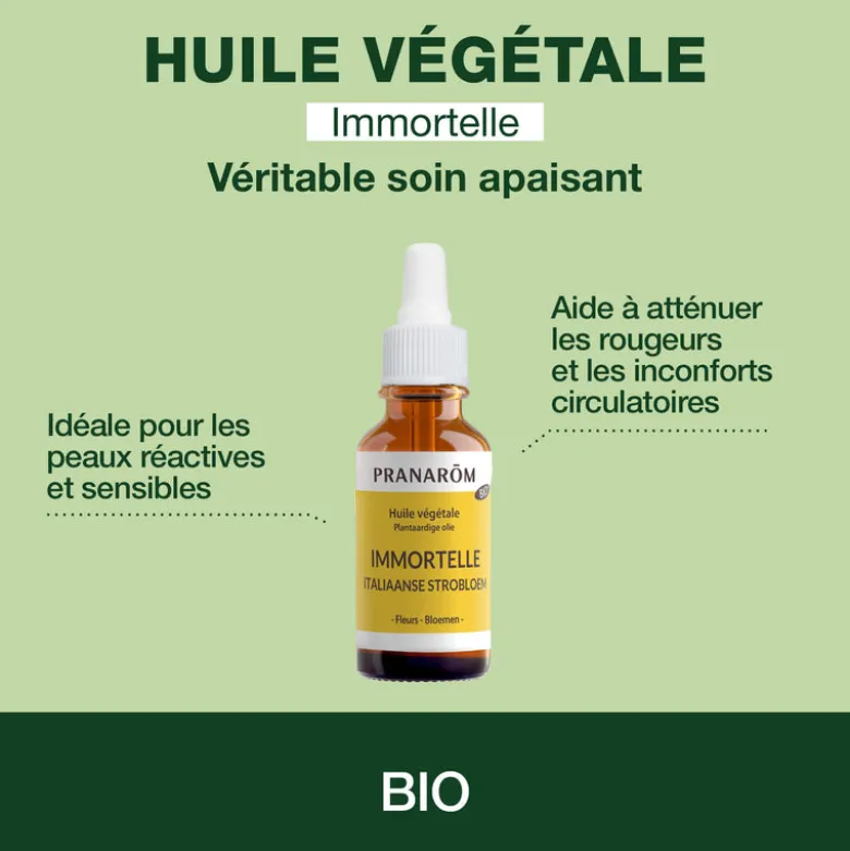 Huile Végétale d'Immortelle (Hélichryse) - Bio