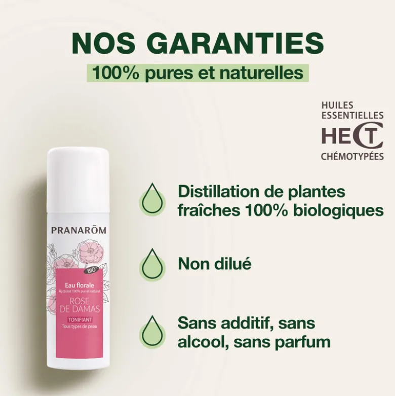 Hydrolat de Rose de Damas petit format - Bio