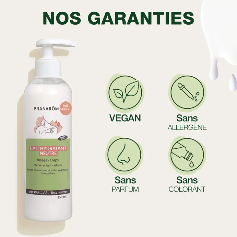 Lait hydratant neutre - Bio