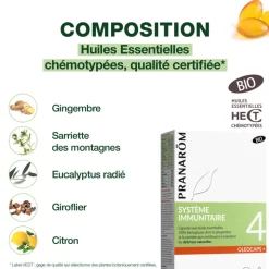 Oleocaps 4 - Capsules Système immunitaire - Bio