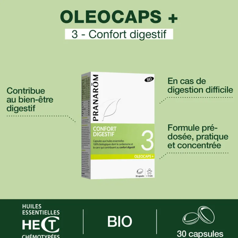 Oleocaps n°3 - Confort digestif - Bio