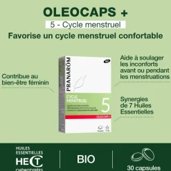 Oleocaps n°5 - Cycle menstruel - Bio