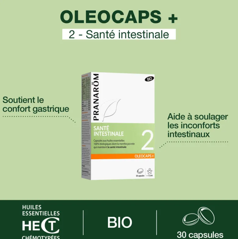 Oleocaps 2 - Santé intestinale - Bio