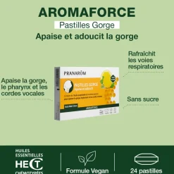 Pastilles gorge au miel et citron