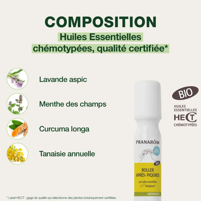 Roller apaisant après piqûres - Bio
