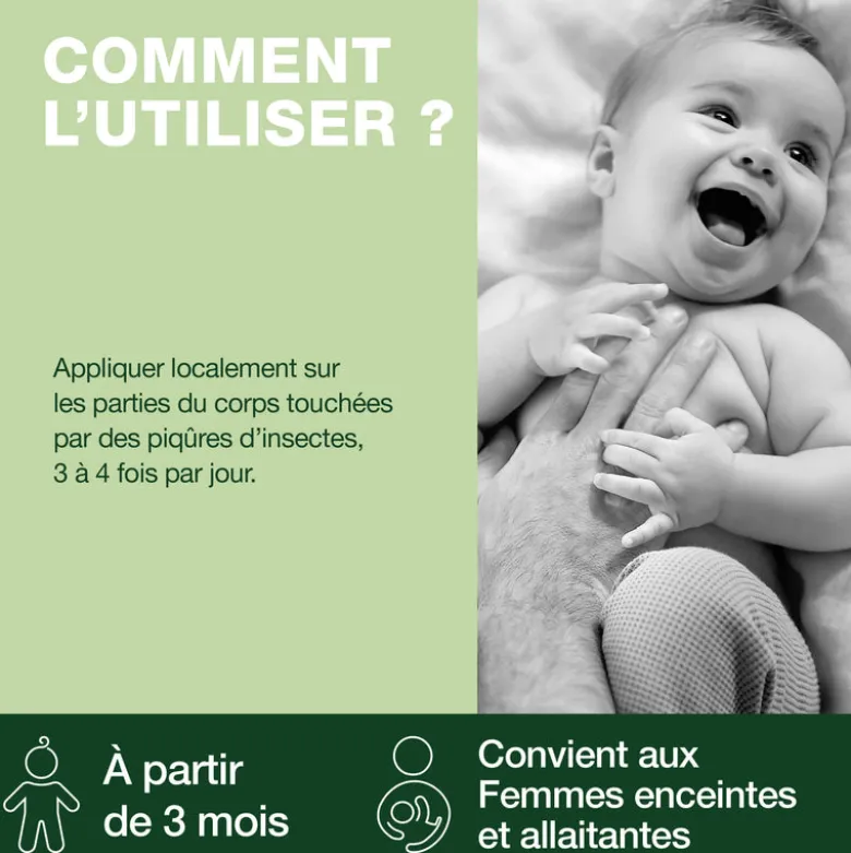 Roller après piqûres bébé - Bio