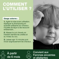 Shampooing traitant 2 en 1 anti-poux et lentes - Dispositif médical