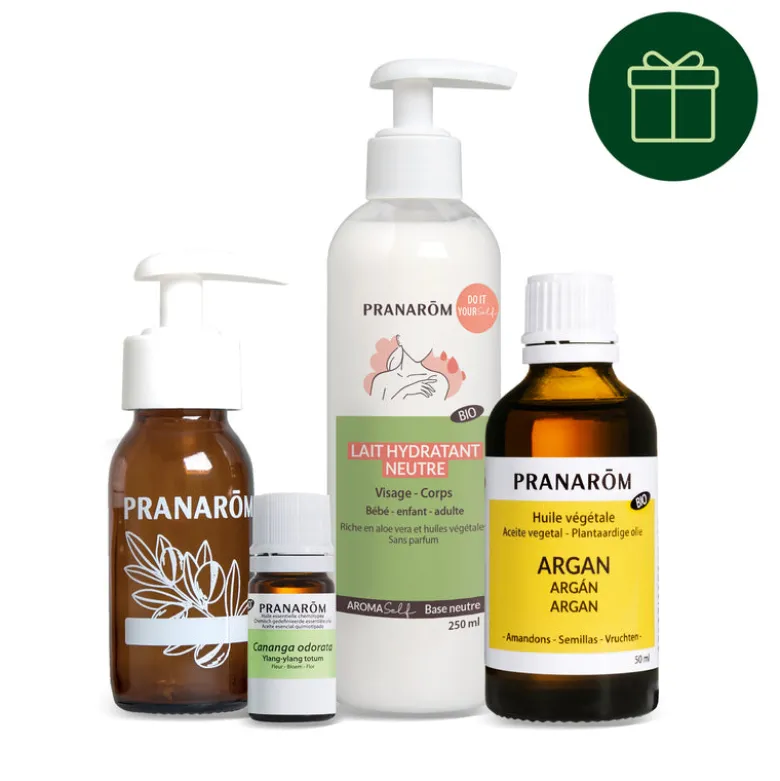 Soin lacté réparateur pour cheveux - trousse et flacon offerts