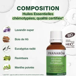 Solution Défenses naturelles aux Huiles Essentielles - Bio