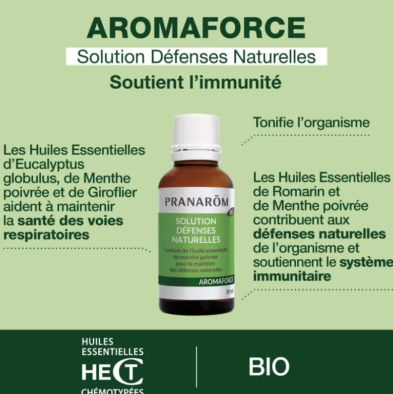 Solution Défenses naturelles aux Huiles Essentielles - Bio