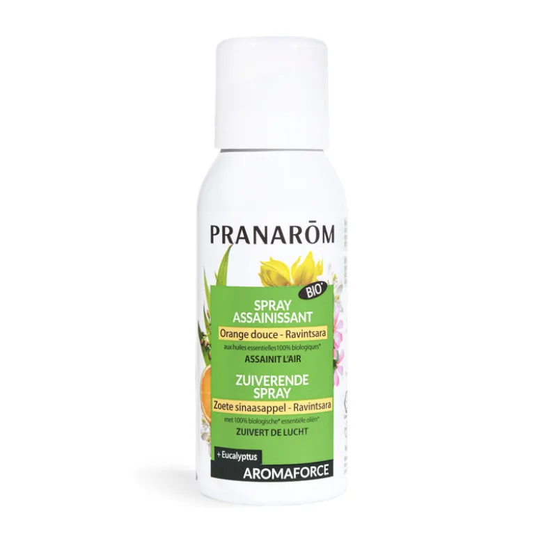Spray assainissant Orange douce - Ravintsara - Bio