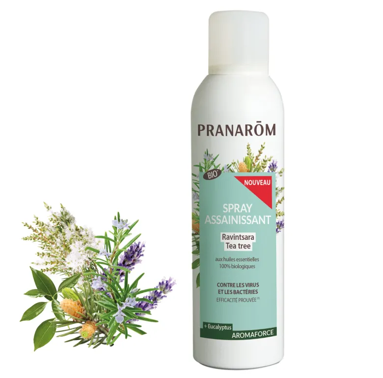 Spray assainissant Ravintsara - Tea-tree - Bio