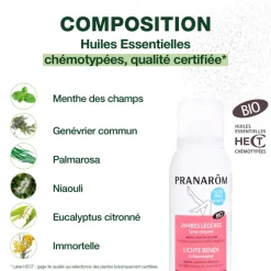 Spray corporel - Jambes légères - Bio